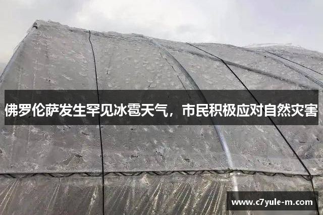 佛罗伦萨发生罕见冰雹天气，市民积极应对自然灾害